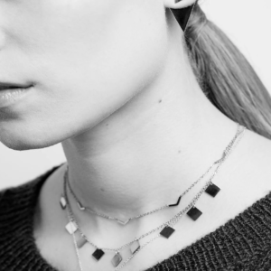 Ketting Bird Figures Zilver