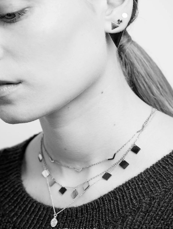 Ketting Bird Figures Zilver