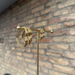 Oorbellen basic heart Goud