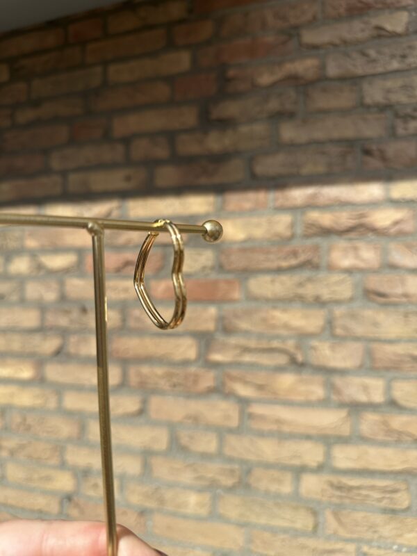 Oorbellen basic heart Goud