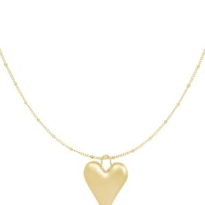Ketting Big Hearted Goud
