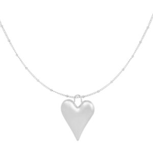 Ketting Big Hearted Zilver