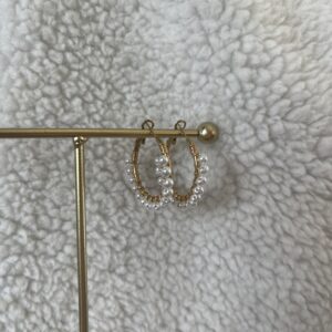 Oorbellen Pearl Hoop