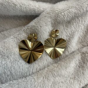 Oorbellen statement heart