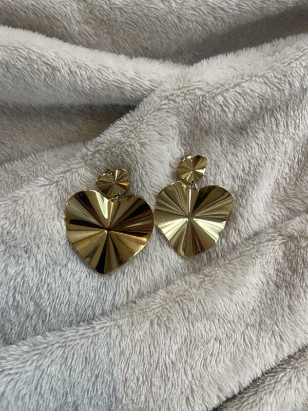 Oorbellen statement heart