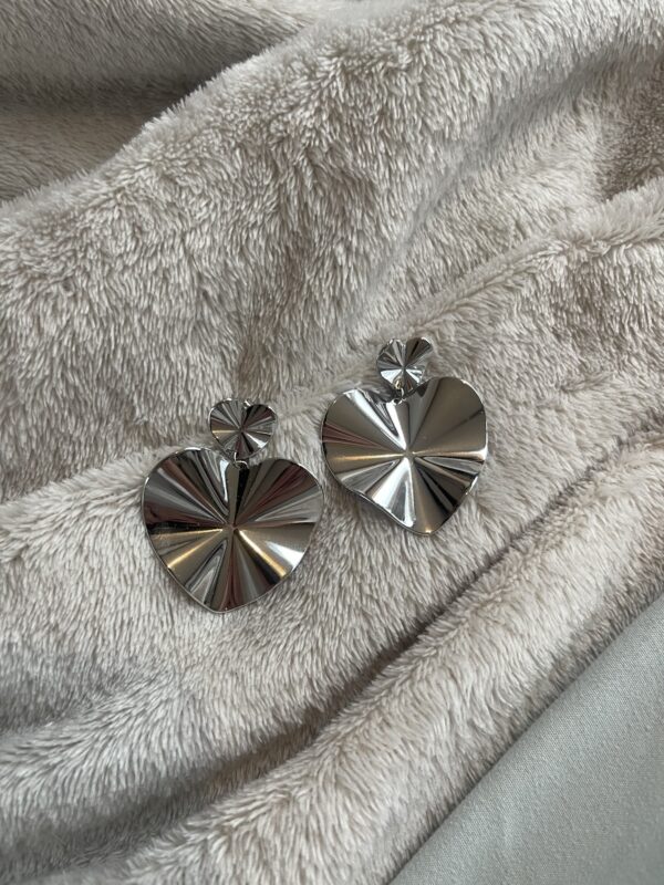 Oorbellen statement heart