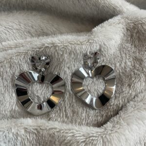 Oorbellen Statement open heart