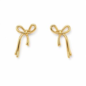 Oorbellen Mini Bow Goud