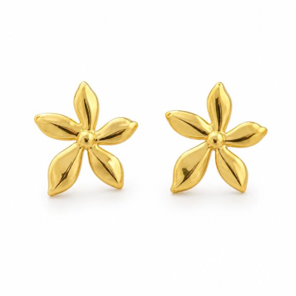 Oorbellen Blooming Goud