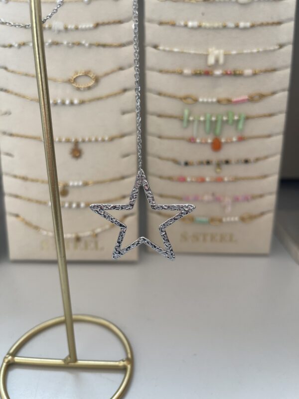 Ketting Huge Star Zilver
