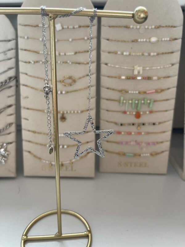 Ketting Huge Star Zilver