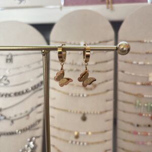 Oorbellen Le Papillon Goud