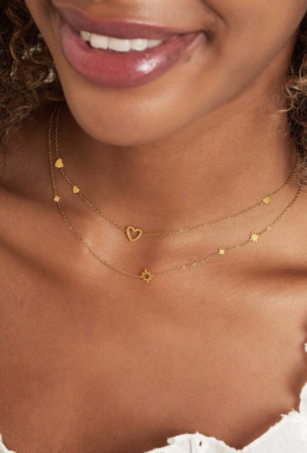 Ketting Morningstar Goud