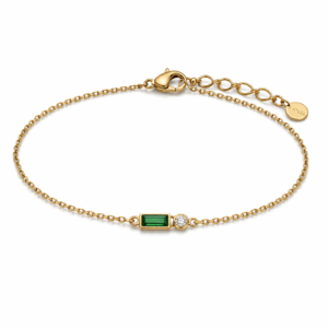 Armband Emerald Glow Goud