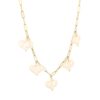 Ketting Pearl Heart Goud