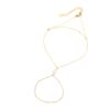 Hand Chain Pearl Goud