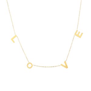 Ketting Love Goud