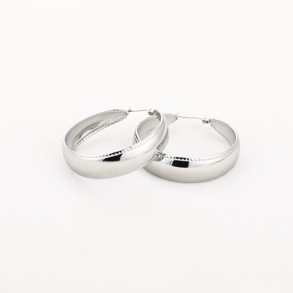 Oorbellen Flat Hoops