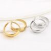 Oorbellen Flat Hoops