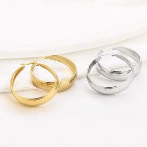 Oorbellen Flat Hoops