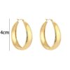 Oorbellen Flat Hoops