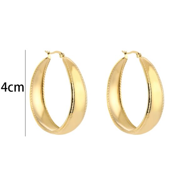 Oorbellen Flat Hoops