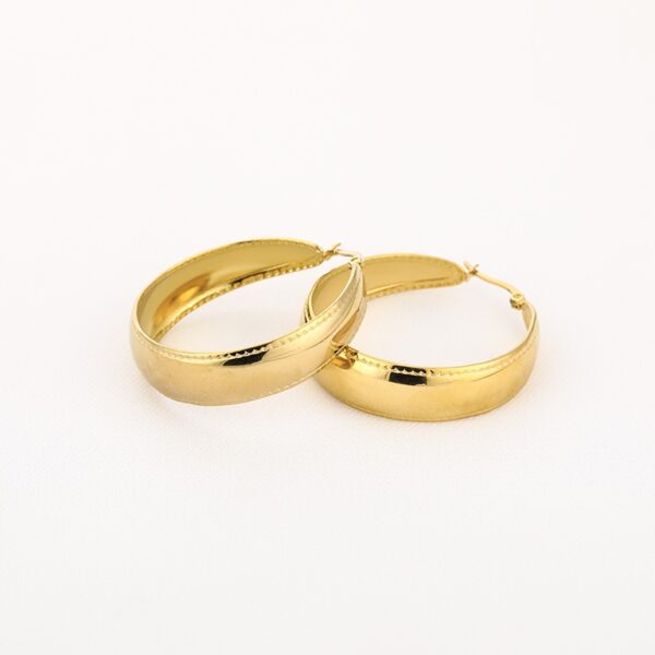 Oorbellen Flat Hoops