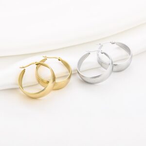 Oorbellen Small Flat Hoops