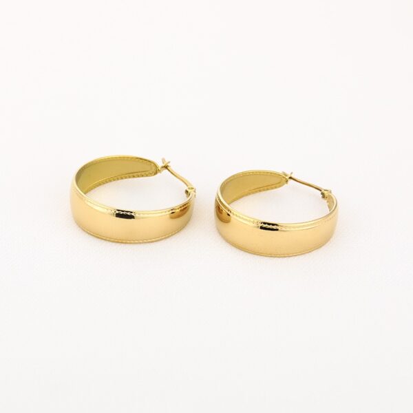 Oorbellen Small Flat Hoops