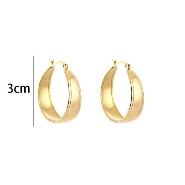 Oorbellen Small Flat Hoops