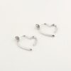 Oorbellen Falling Heart Zilver