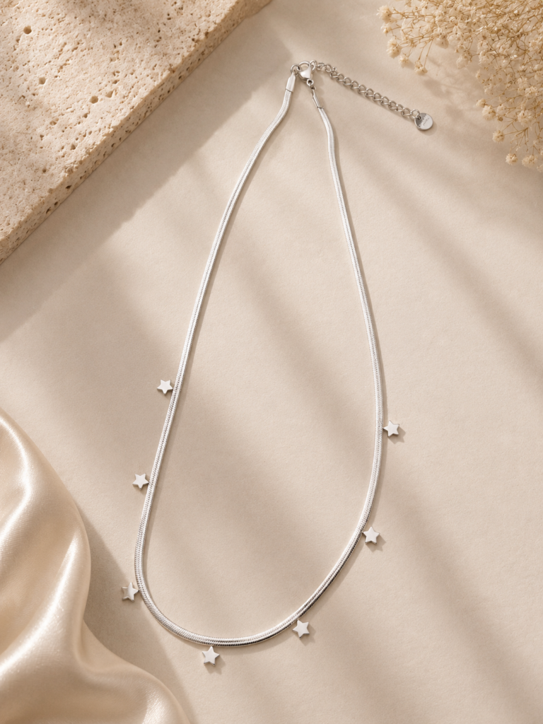 Ketting Ruby Zilver