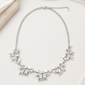 a2cc2a71-ba3e-4ff6-bf32-058e3d5649fc Ketting Big Bows Zilver