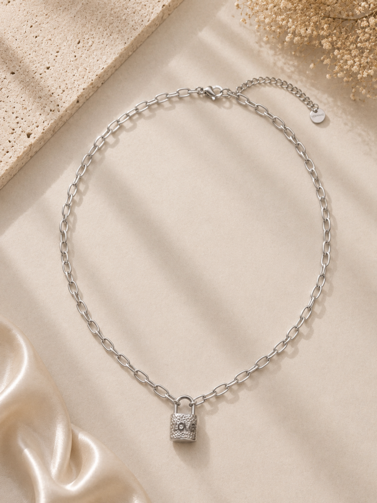 Ketting Locked Love Zilver